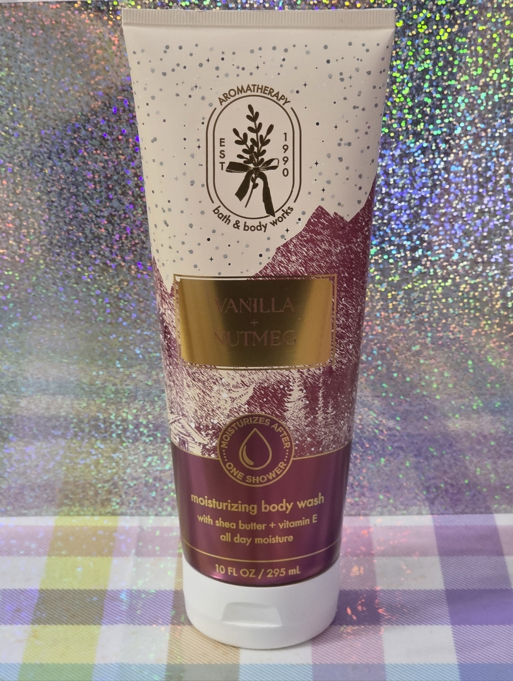 Bath & Body Works Vanilla Nutmeg Moisturizing Body Wash 10oz NEW RARE